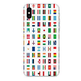 iPhone XR専用 世界 集合 ワールド グローバル ホワイト ガーリー 国旗一覧 赤 レッド