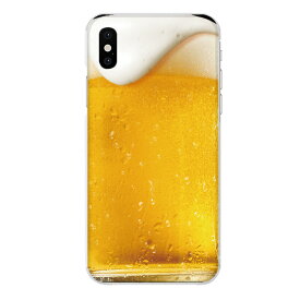 iPhone XR専用 BEER 水滴 泡 アルコール アミューズ ビール おもしろ お酒 麦酒