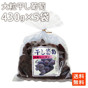 干し葡萄 大粒レーズン お徳用430g×5袋 大容量 ポイント消化 送料無料
