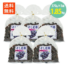干し葡萄 大粒レーズン お徳用 370g×5袋 巨峰の郷 大容量 ポイント消化 送料無料