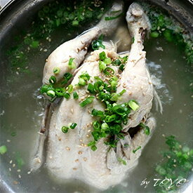高麗人参 入り 参鶏湯 ( サムゲタン ) 丸ごと一羽使用 約1.2kg おつまみ 高級 ギフト お取り寄せ 無添加食品 参鶏湯