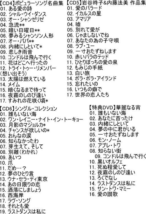 楽天市場】【送料無料】 越路吹雪 華麗なる世界 （CD6枚+特典DVD1枚 