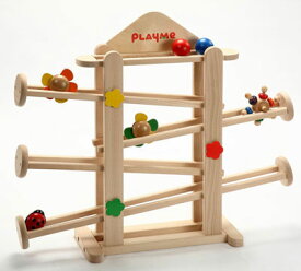 【送料無料】 UKK 木製知育玩具 H0802 スロープ・トイ フラワーガーデン