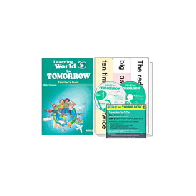 【送料無料】 アプリコット出版　英語指導用セット　Learning World 5 for TOMORROW　Teacher's Pack