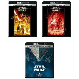スター・ウォーズ／フォースの覚醒 ・ 最後のジェダイ ・ スカイウォーカーの夜明け 4K UHD ＋ ブルーレイ 3作セット