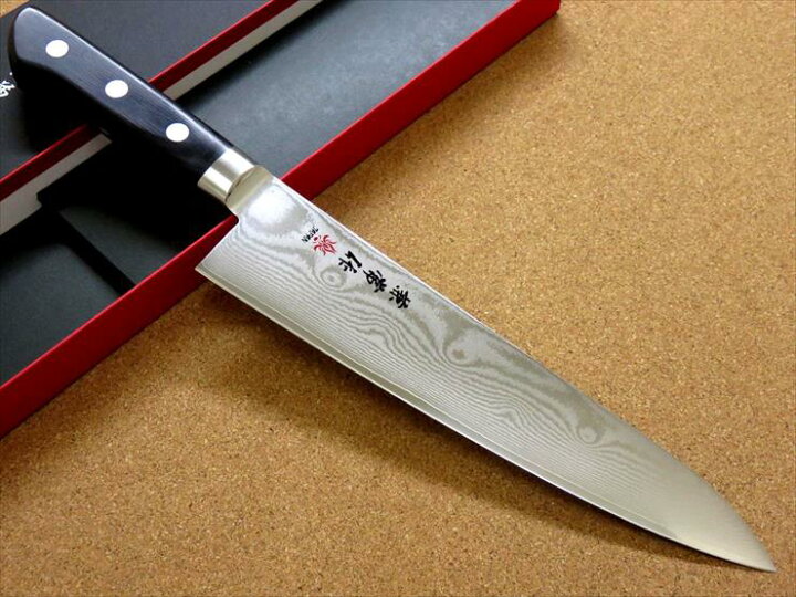 楽天市場】関の刃物 牛刀 21cm (210mm) 関兼常作 VG-10 V金10号 33層  