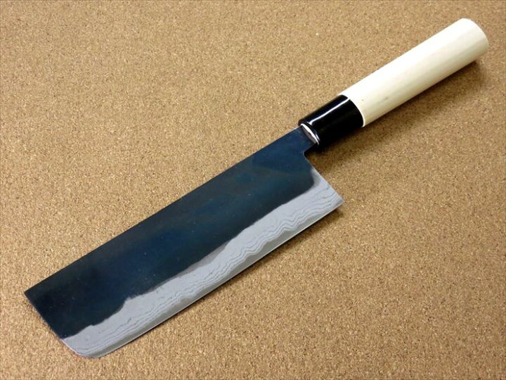 楽天市場】関の刃物 菜切包丁 16.5cm (165mm) 金銘 兼正作 白鋼 2号 