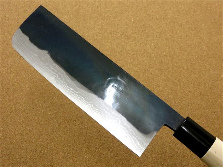 楽天市場】関の刃物 菜切包丁 16.5cm (165mm) 金銘 兼正作 白鋼 2号 