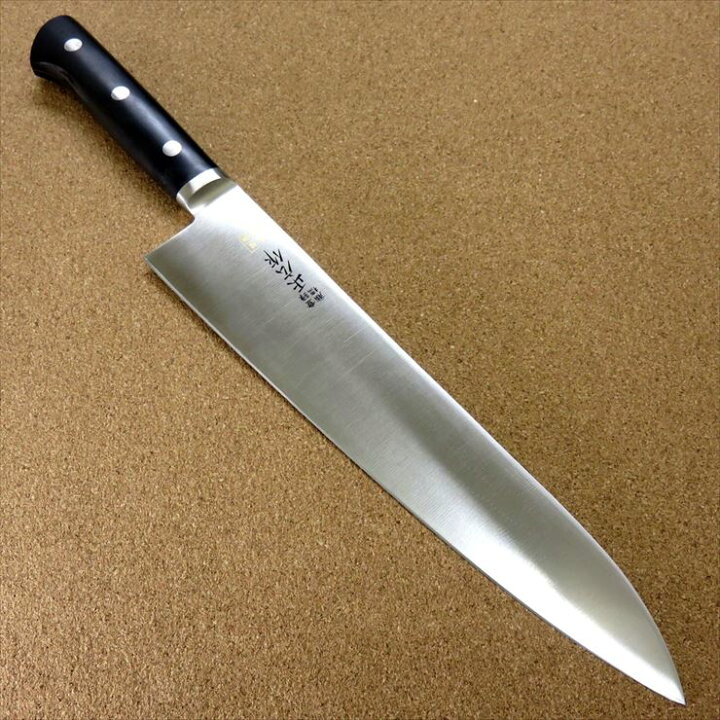 楽天市場】関の刃物 牛刀 27cm (270mm) 正広 本焼 MV鋼 MBS-26 