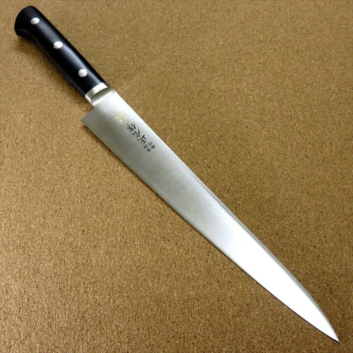 楽天市場】関の刃物 筋引き包丁 27cm (270mm) 正広 本焼 MV鋼 MBS-26 