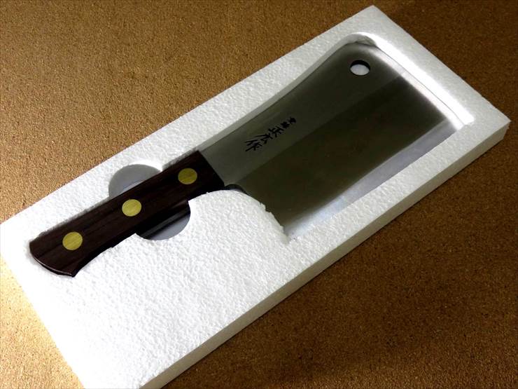 楽天市場】関の刃物 チョッパーナイフ 14cm (140mm) 正広 ローズウッド 
