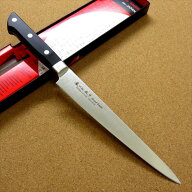 関の刃物 筋引き包丁 21cm (210mm) 濃州正宗作 ステンレス刃物鋼 ABS樹脂 本通し 枝肉の解体や刺身 ハム…
