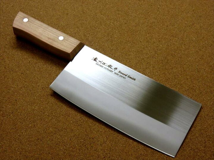 楽天市場】関の刃物 中華包丁 17.5cm (175mm) 濃州正宗作 ステンレス 