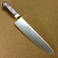 関の刃物 牛刀 20cm (200mm) Proline 8Aステンレス鋼 真鍮口金付き ローズウッドハンドル 家庭用の洋包丁…