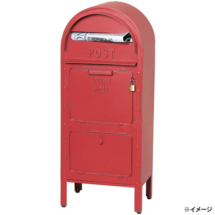 楽天市場 直送 代引 日時指定不可 丸三タカギ アメリカンポスト レッド Scp8 Rd スタンドポスト 沖縄 離島配送不可 セキチュー楽天 市場店