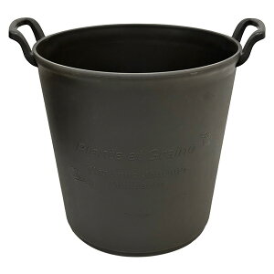 パニエポット ダークグレー 350 植木鉢 プランター 丸形 円形