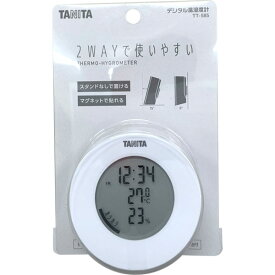 タニタ TANITA デジタル温湿度計 ホワイト TT-585-WH 温度計