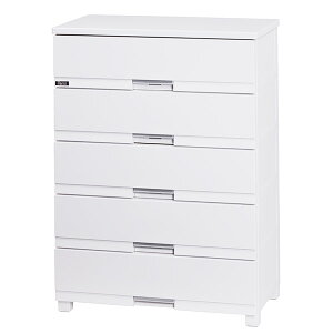 【直送】【日時指定不可】天馬 フィッツプラスプレミアム 5段 FP7505 セラミックホワイト 幅75cm【沖縄・離島配送不可】