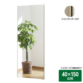 【直送】【日時指定不可】J.フロント建装 割れない軽量リフェクスミラー シャンパンゴールド 40×150cm RM-4【沖縄・離島配送不可】