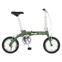 楽天市場】折りたたみ自転車 オリーブの通販