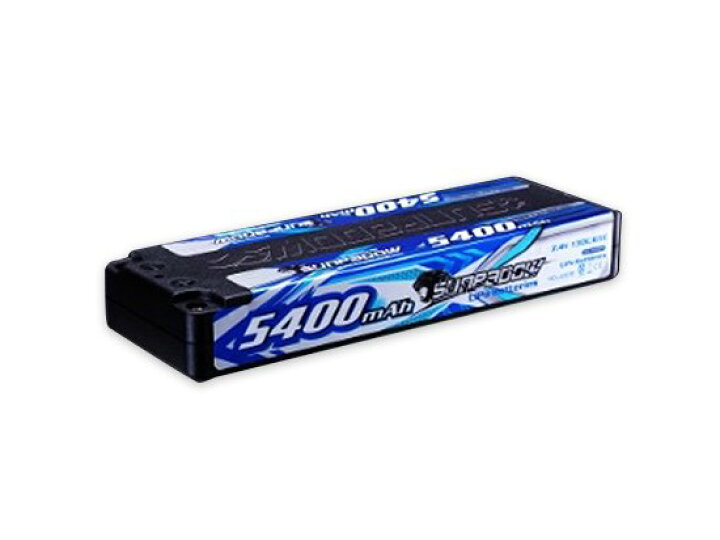 楽天市場】SUNPADOW 7.4V / 5400mAh / 130C Blueリポバッテリー 
