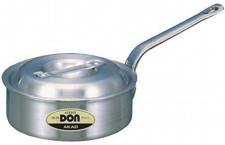 楽天市場】アカオ DON 硬質アルミ浅型片手鍋 36cm 【プロ仕様、業務  