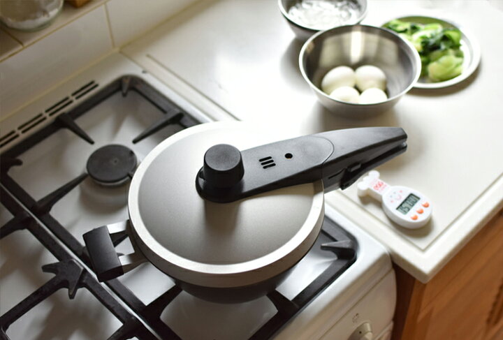 楽天市場】IH EGGFORM 圧力鍋 3L 箱入 ホクア 《 北陸アルミ ふっ素  