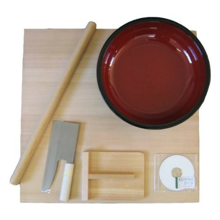楽天市場】そば打ち5点セット(星野工業 のし板・麺棒・こま板・こね鉢 