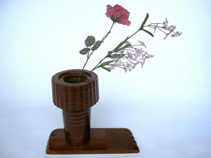 楽天市場 花瓶セット 漆器調塗装 花台付 樹脂製 デットストック 限定商品 昭和のレトロ金物屋 関口国吉商店