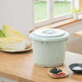 TONBO(トンボ) つけもの容器5型(押しフタ付)　【つけもの樽　漬物樽　ぬか漬け】　新輝合成＊同梱不可の場合別途運賃がかかります＊現在グレー色になります＊
