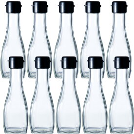 ガラス瓶 ドレッシング・タレ瓶 オールラウンド120B 130ml -10本セット- sauce bottle