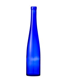 色々使える！ブルーボトル (375ml )（375モーゼルCBT）ワイン瓶 ガラス瓶/果実酒びん/酒瓶 ワイン瓶 blue glass bottle