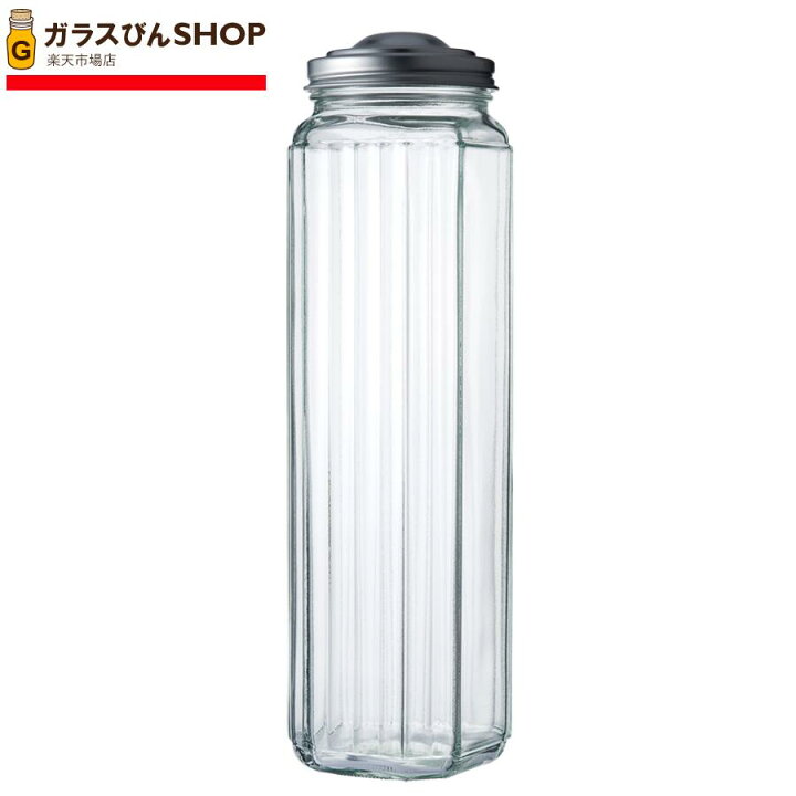 楽天市場 ガラス瓶 パスタ 保存びんcap付 保存容器 パスタケース おしゃれ 保存瓶 ガラスびんshop 楽天市場店