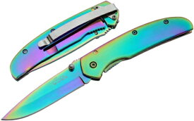 【1本のみ メール便 270円 対応商品】MASTER CUTLERY マスター カトラリーRite Edge ライトエッジ210930Rainbow IV レインボーIVライナーロック【40】