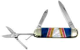 Schrade(シュレード）411UHTP マネークリップ　パール&ターコイズ