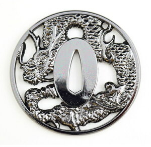 【1個までメール便 270円 対応商品】鍔 ツバ 龍箱入り【N-TUBA-RYU】