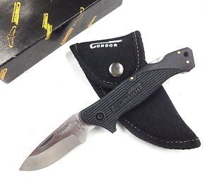 ◆難有り品◆CONDOR コンドル81-Zフォールディングナイフ背止めロックザイテルナイロンシース付日本製【56-10018035】