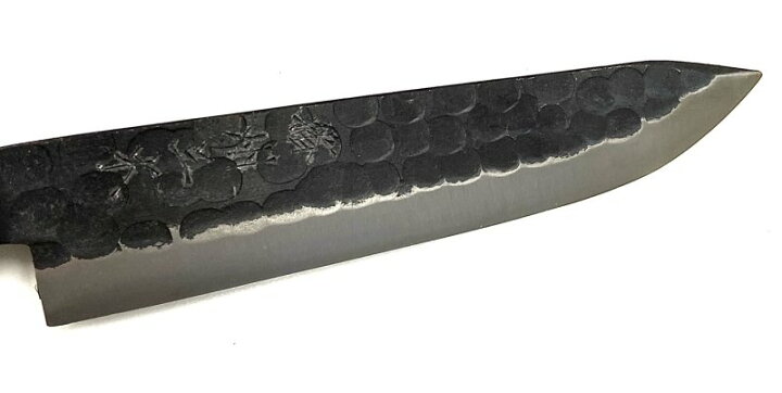 楽天市場】一刀流 播州三木剣鉈 210mm白鋼割込み鎚目革ケース付き 