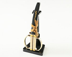 NIKKEN ニッケン刃物日本刀鋏 日本刀はさみ 日本刀ハサミ金龍モデル SW-50G 掛け台付日本製【15】