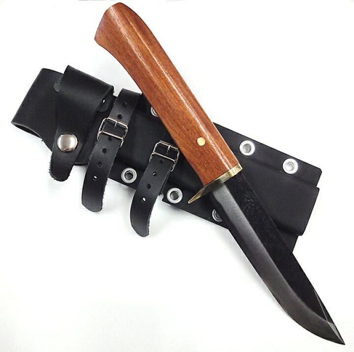 楽天市場】RED ORCA レッドオルカ上村ナイフ 150mm花梨柄 黒打 25C+ 