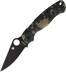 SPYDERCOスパイダルコParamilitary 2パラミリタリー 2ブラック CPM-S30VG-10 デジカモフォールディングナイフC81GPCMOBK2【50】