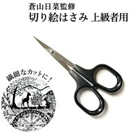 蒼山日菜監修 切り絵はさみDSA-100H　CANARY上級 切り絵上級者用レース切り絵　クラフト用ハサミ日本製〔…