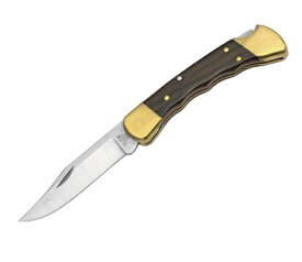BUCK（バック）110BRSFG　110フォールディング　ハンター フィンガーグルーブレザーケース付き