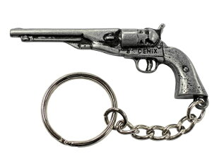 【3個までメール便 270円 対応商品】DENIX デニックス951 リボルバーキーリング回転式拳銃 ガン ミリタリー キーリング 模造品