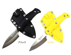 G・SAKAI ジー・サカイSABIKNIFE 1　サビナイフ1ストレート　直刃2カラー ブラック/イエローローカーボンステンレス鋼 　H-1相当海釣りにおすすめ！！