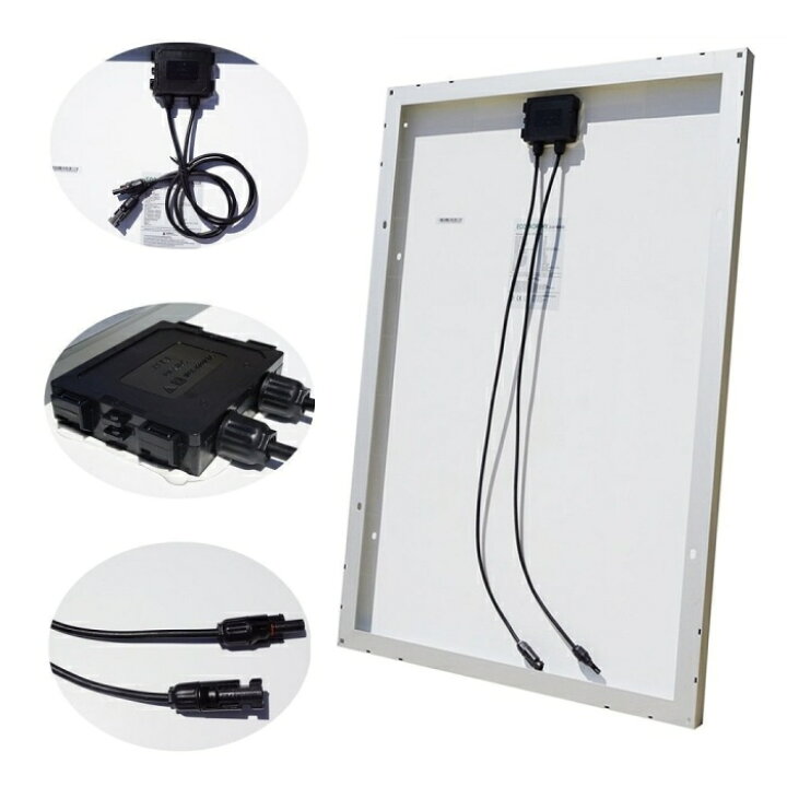 楽天市場】ソーラー発電キット 100W （単結晶ソーラーパネル+20A 