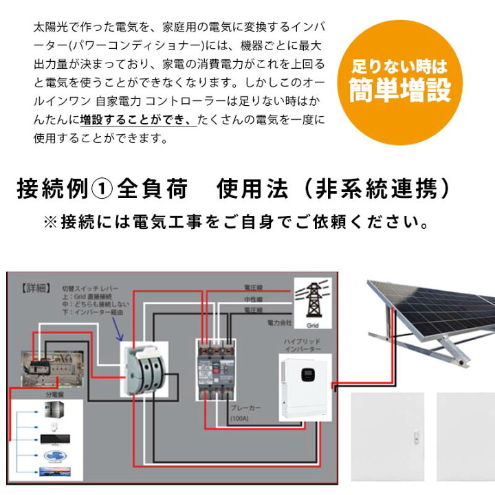 楽天市場】ハイブリッドインバーター 5000W 48V 次世代 パワー 