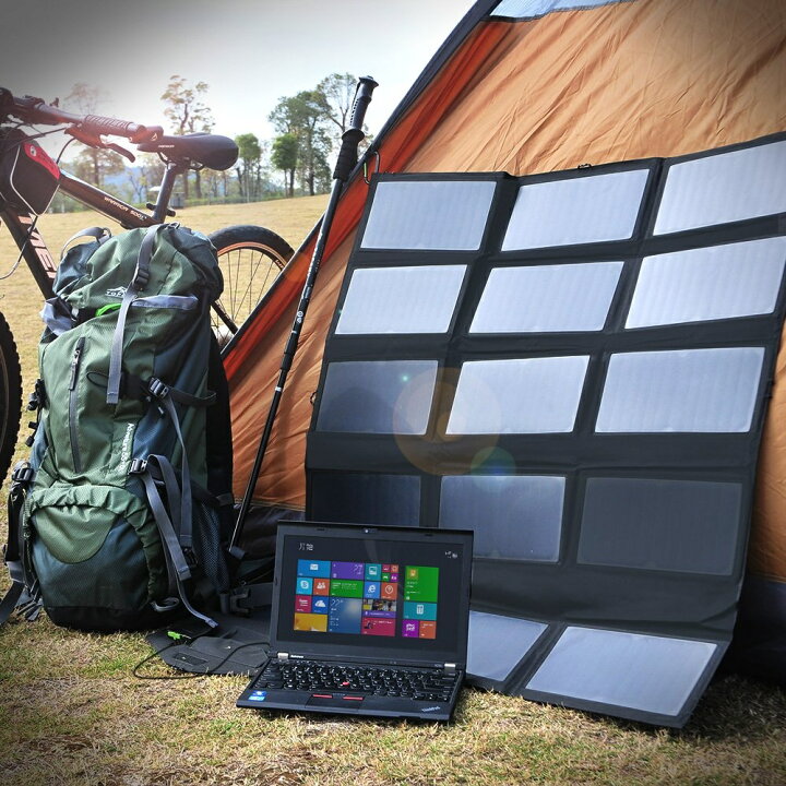 楽天市場 折りたたみソーラーパネル ソーラーチャージャー 100w 12v 18v Isolar技術で急速充電 スマホ モバイル Iphone ノートパソコン バッテリー 充電 ノートパソコン用変換プラグ付 世界トップシェアsunpower製太陽光パネル採用 オススメ商品 ｓｅｋｉｙａ