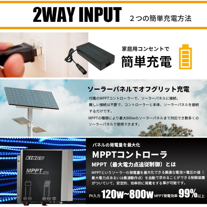 楽天市場】ポータブル電源キット（ 選べるバッテリー＋ソーラーパネル 