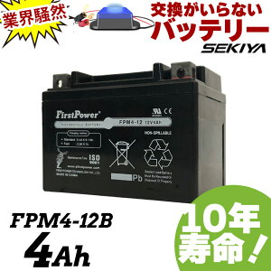 ̂ȂoCNobe[ 4Ah 12V 10N 򉻖h~pXt YTX4L-BS݊݊ 6Jۏ FPM4-12B FIRSTPOWER t@[Xgp[ {茧̂Â܎ BYƋǔFZp T|[g S